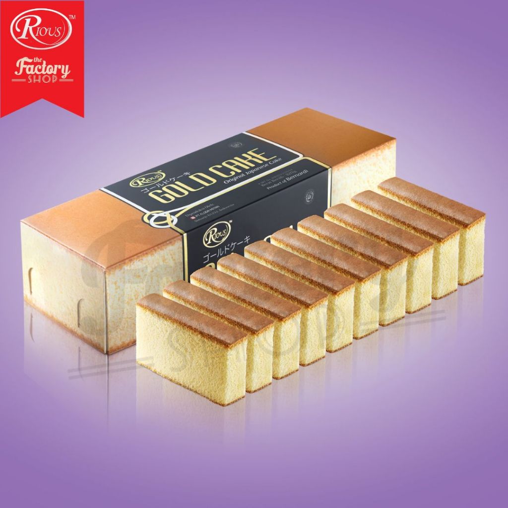

Rious Gold Cake Japanese Cake Bolu Jepang original