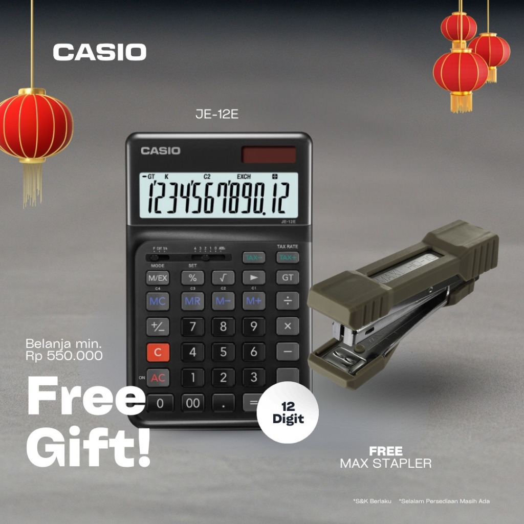

CASIO JE-12E-BK