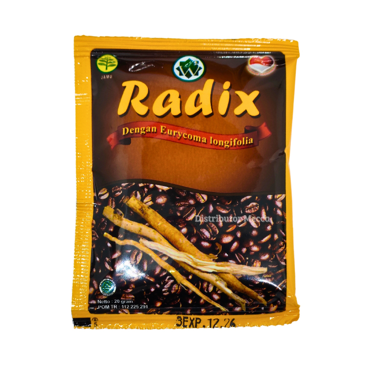 

KOPI RADIX WAHIDA INDONESIA KEMASAN PLASTIK ECER 1 SACHET