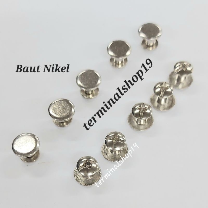 SKRUP BAUT MUR 6MM IKAT PINGGANG KULIT/TAS ISI 1000 PASANG