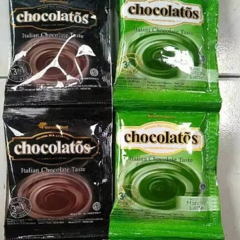 

Chocolatos Chocolate Drink 1 Renceng isi 10