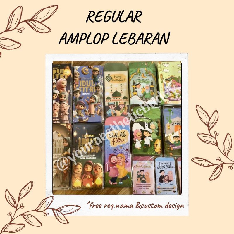

AMPLOP LEBARAN by @youraestheticbuddy