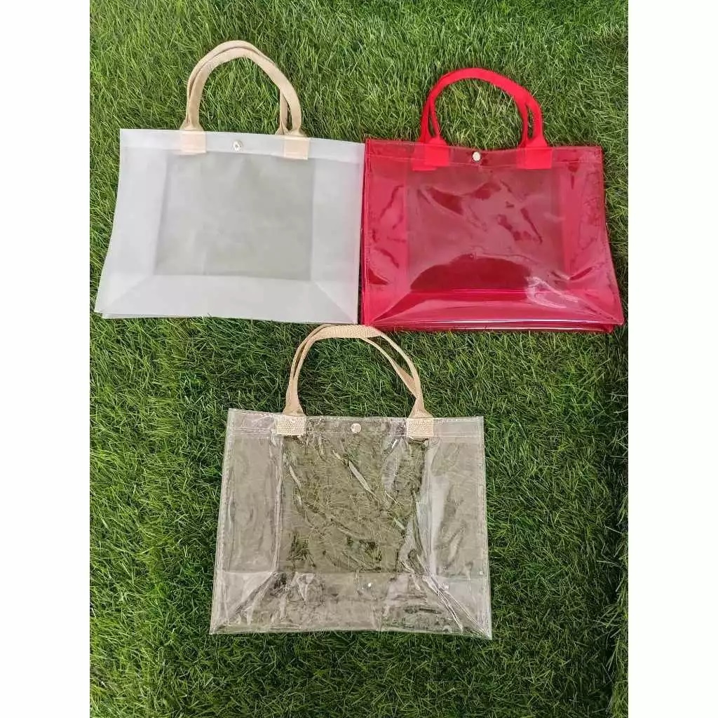 

TAS MIKA GOODIE BAG SAKURA WARNA TRANSPARANT HAMPERS ULANG TAHUN HADIAH