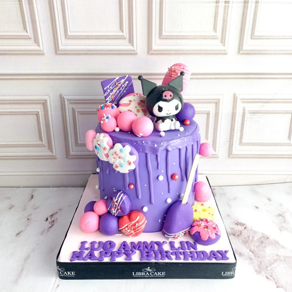 

Kue Ulang tahun/birthday Cake/Kue ultah Tema Kuromi/Kue Birthday jakarta/Kuromi