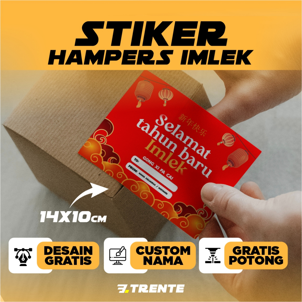 

Sticker Custom Nama Hari Imlek Tinggal Tempel