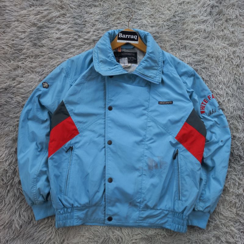 Descente Vintage Racing Jaket Vtg Bikers Jacket Jaket Motor Descente Windbreaker Jaket Racing