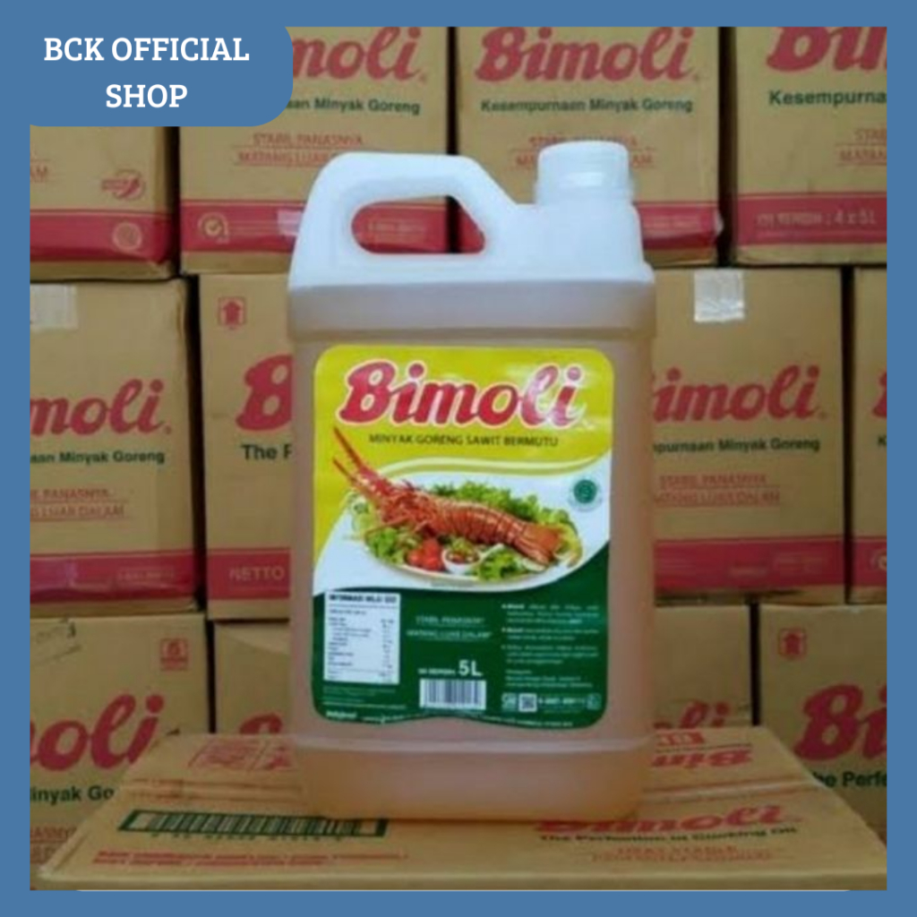 

MINYAK GORENG BIMOLI 5liter 1Karton (4PCS/JERIGEN)