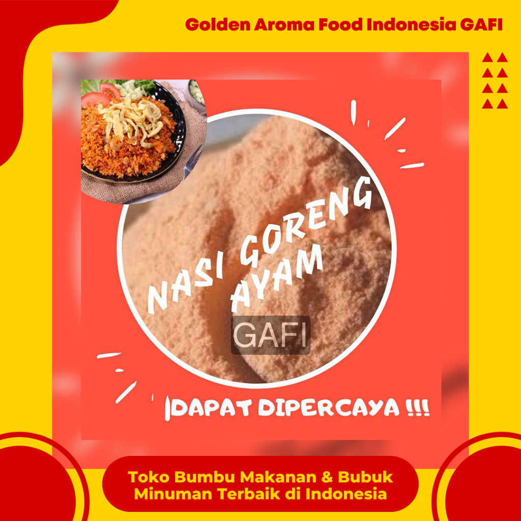 

GAFI Food Bumbu Tabur Rasa Nasi Goreng Ayam 1 Kg Enak Murah Lezat Gurih Rasa Nasi Goreng Ayam
