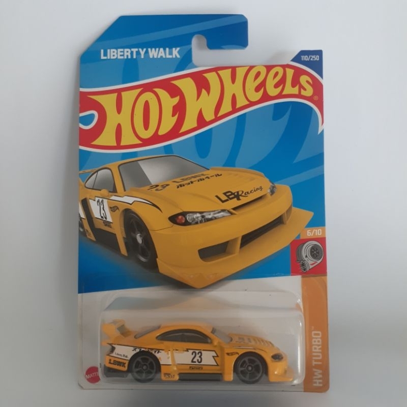 Hotwheels LB Super Silhoutte Nissan Silvia S15 kuning