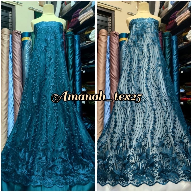 Tile Akar Bordir / Tile Akar Pinggiran / Tile Bordir KM / Bahan Kebaya