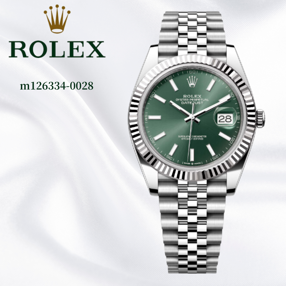 100% Original Jam Tangan Pria Rolex Asli m126334-0028 18K Emas Putih Swiss Tahan Air Gerakan Mekanis