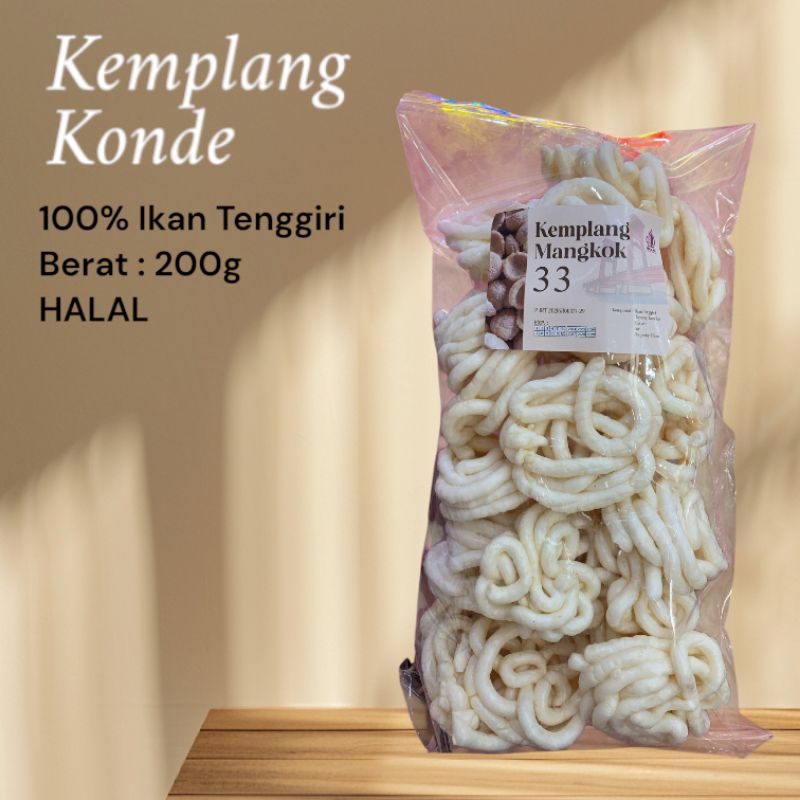 

kemplang Konde ikan tenggiri 200g