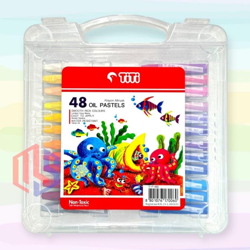 

Crayon Titi Oil Pastel-48S 48 Warna