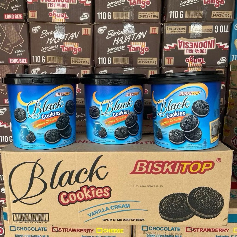 

BISKITOP BLACK COOKIES 400gr