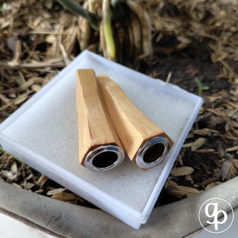 Pipa once / once cangklong / pipa rokok / padutan kayu Cendana wangi segi enam