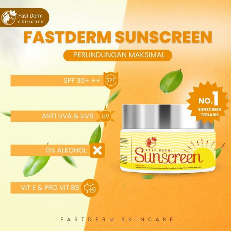 SUNSCREEN FAST DERM SKINCARE