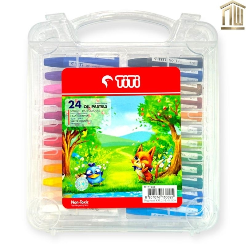 

Crayon Titi Oil Pastel 24S 24 Warna