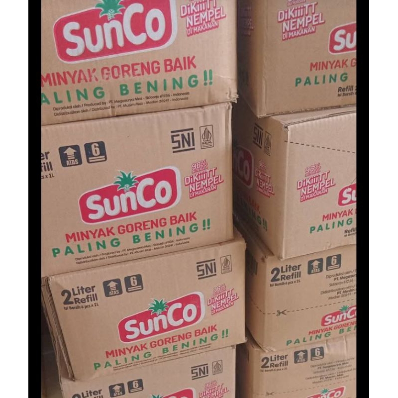 

sunco 2L dan paket sunco 2 liter + kecap free topls 4 biji