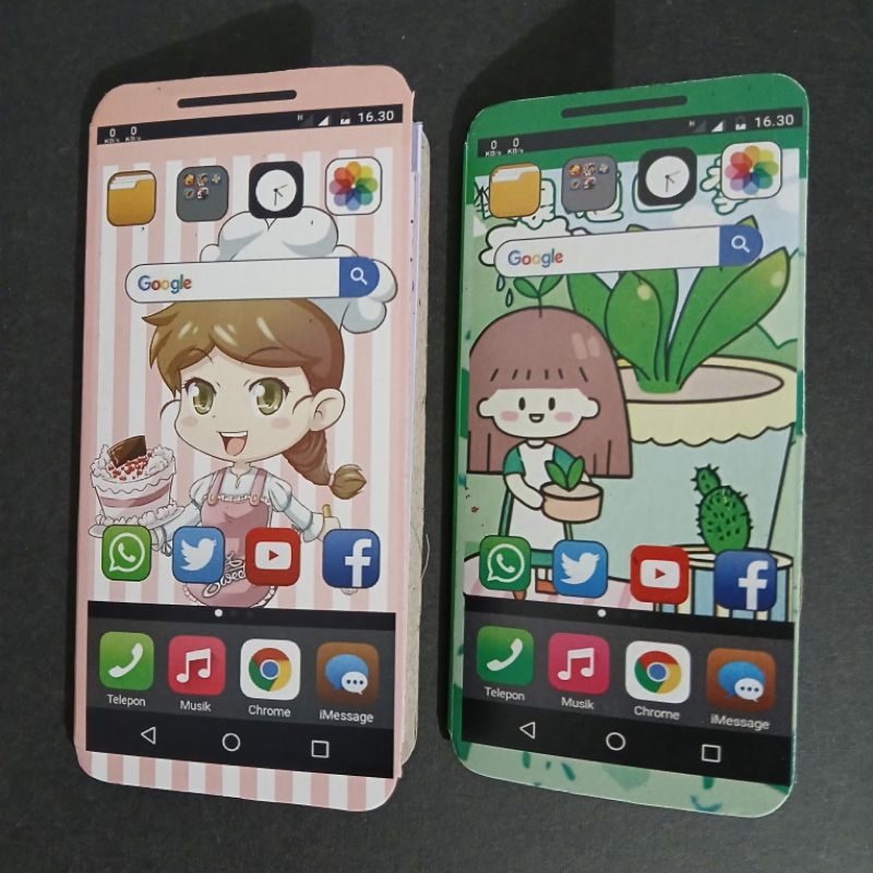 

memo hp saku 1pcs isi 21 lbr 12x6cm