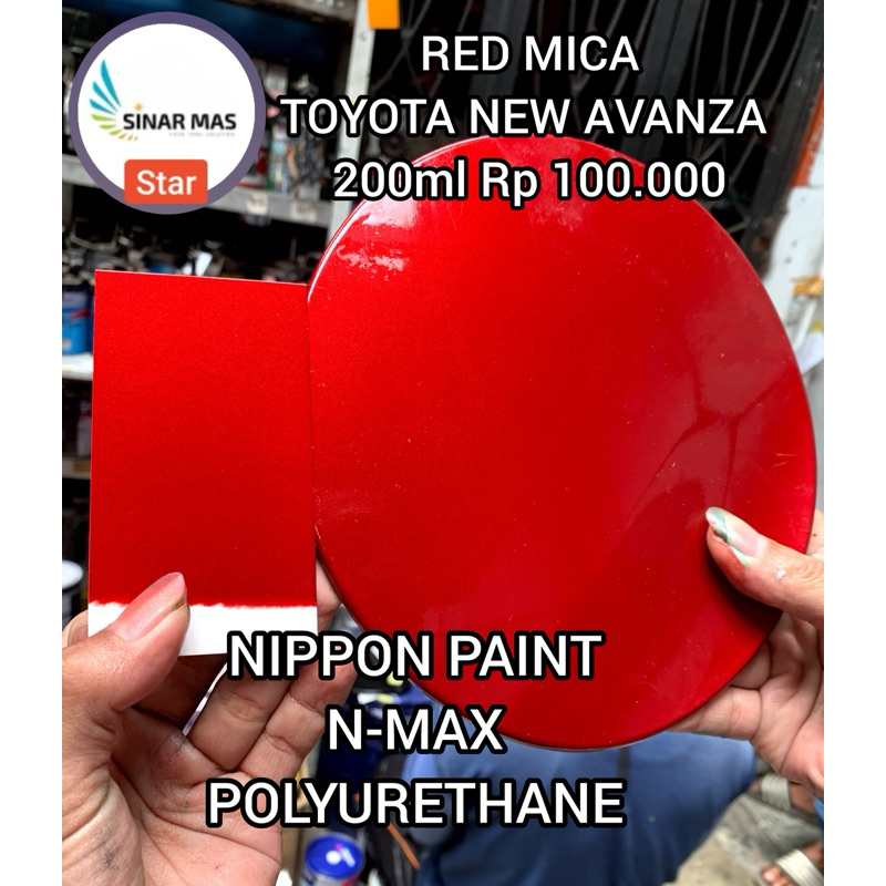 Cat RED MICA TOYOTA AVANZA cat mobil/motor cat PU cat Nippon Paint cat polyurethane cat Custom cat T