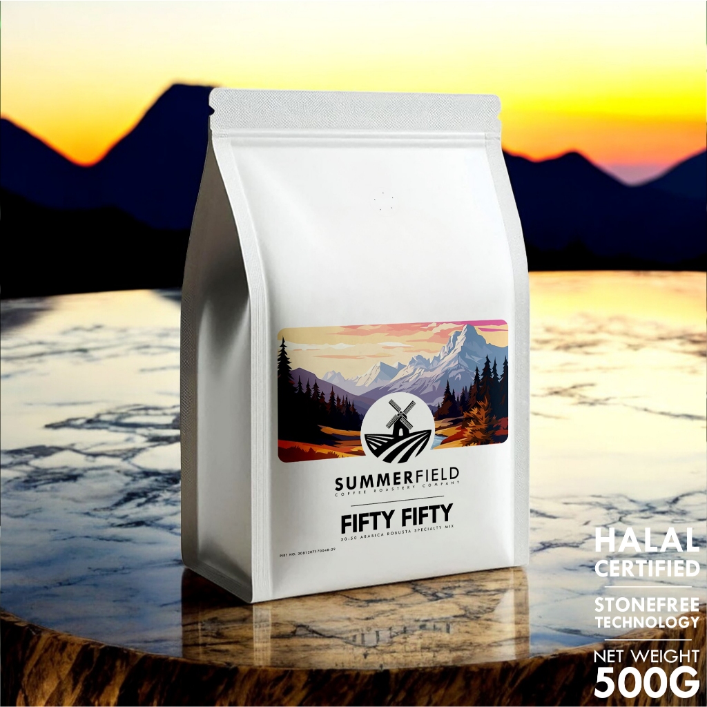 

Summerfield Fifty Fifty 50 : 50 Gayo Blend 500g Kopi Susu Blend