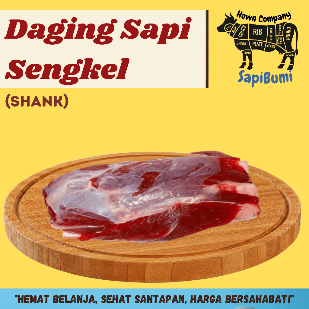 

Daging Sengkel Sapi Lokal Segar