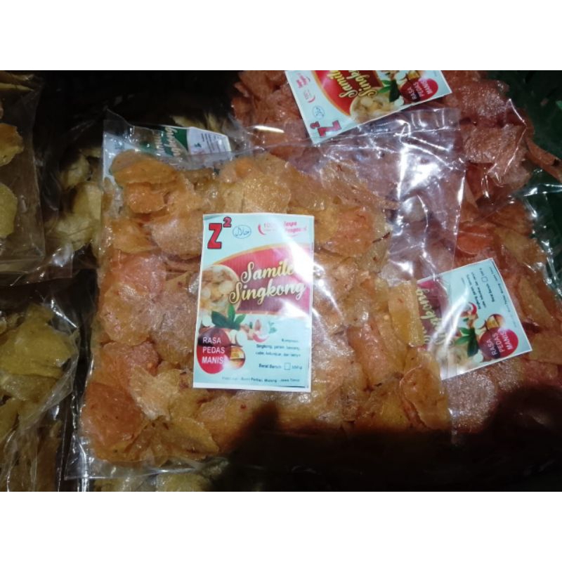 

Kerupuk Singkong Pedas Manis & Original 350gr