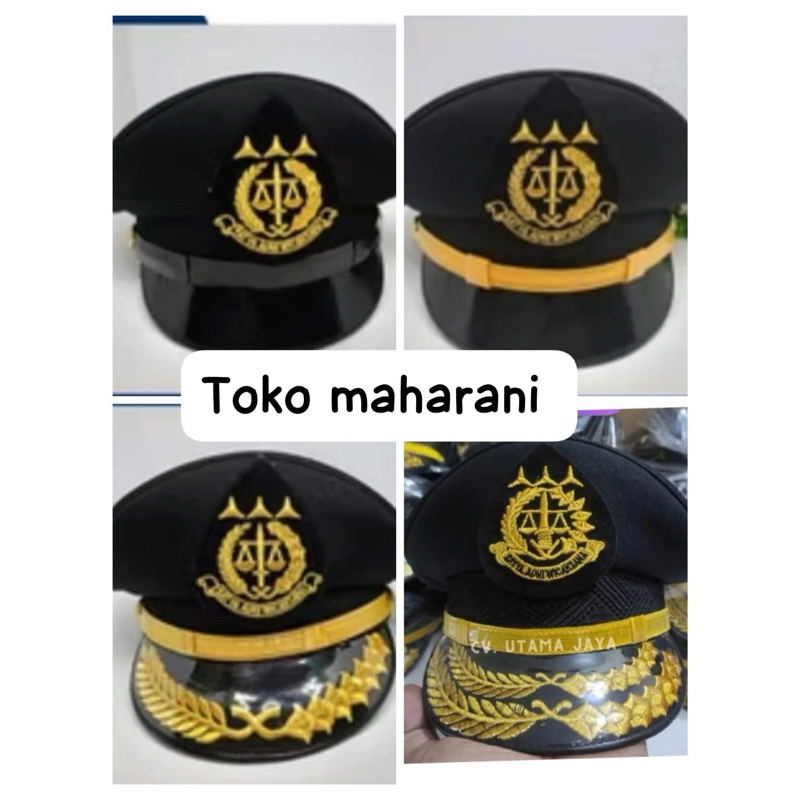pet kejaksaan pria/pet Pdu kejaksaan/topi kejaksaan