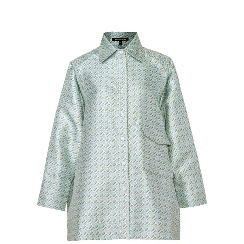 BUTTONSCARVES BIMU JACQUARD SHIRT WITH POCKET