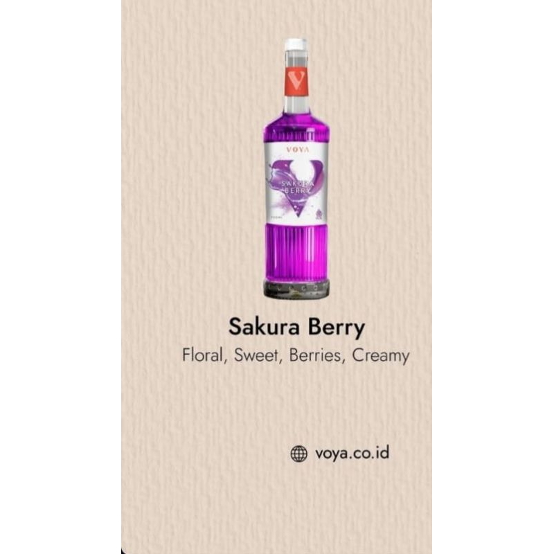 

voya sakura berry 750 ml