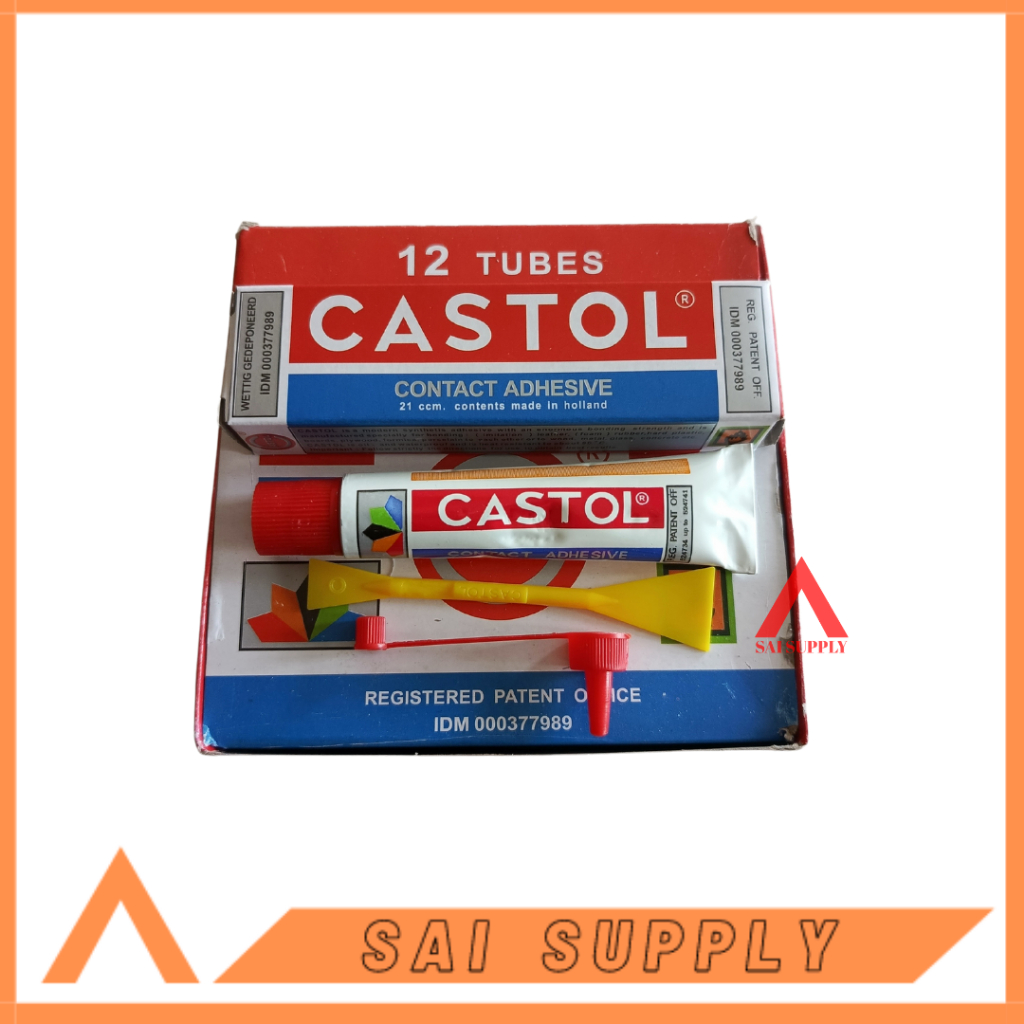 

LEM SERBAGUNA LEM CASTOL TUBE ORIGINAL LEM KUNING BERKUALITAS