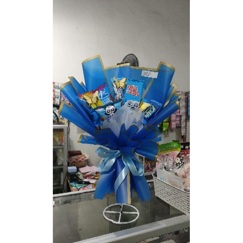 

BOUQUET SNACK BUKET SNACK HADIAH BUKET ULANG TAHUN