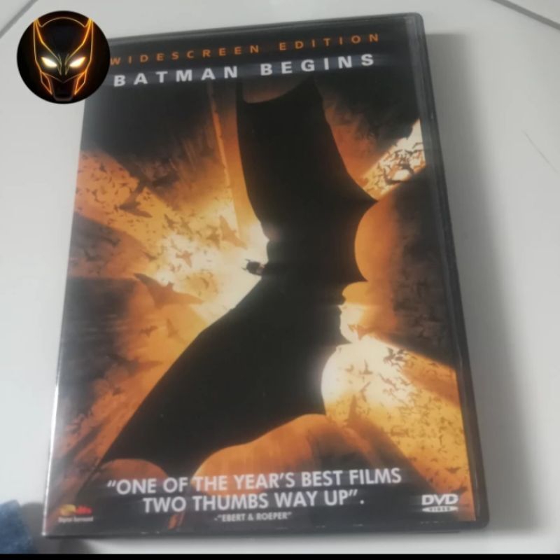 DVD Original Batman Begins Feat Christian Bale Text Indonesia