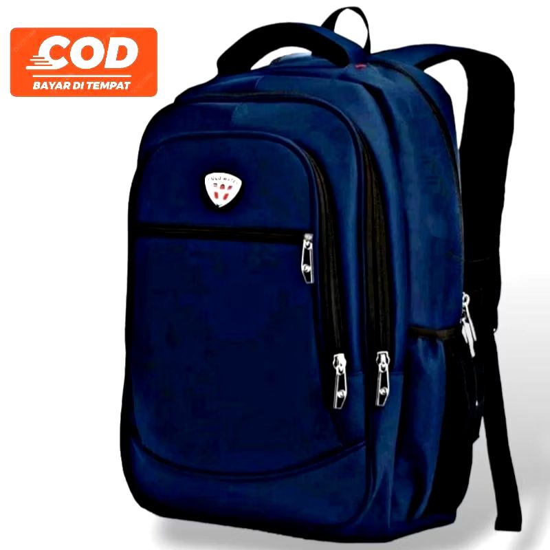 Tas Ransel Polo Berukurn17inch Sekolah Keraja Bahan16/80 Tebal