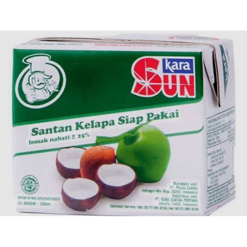 

Paketan Santan Sun Kara @200ml 12 pcs