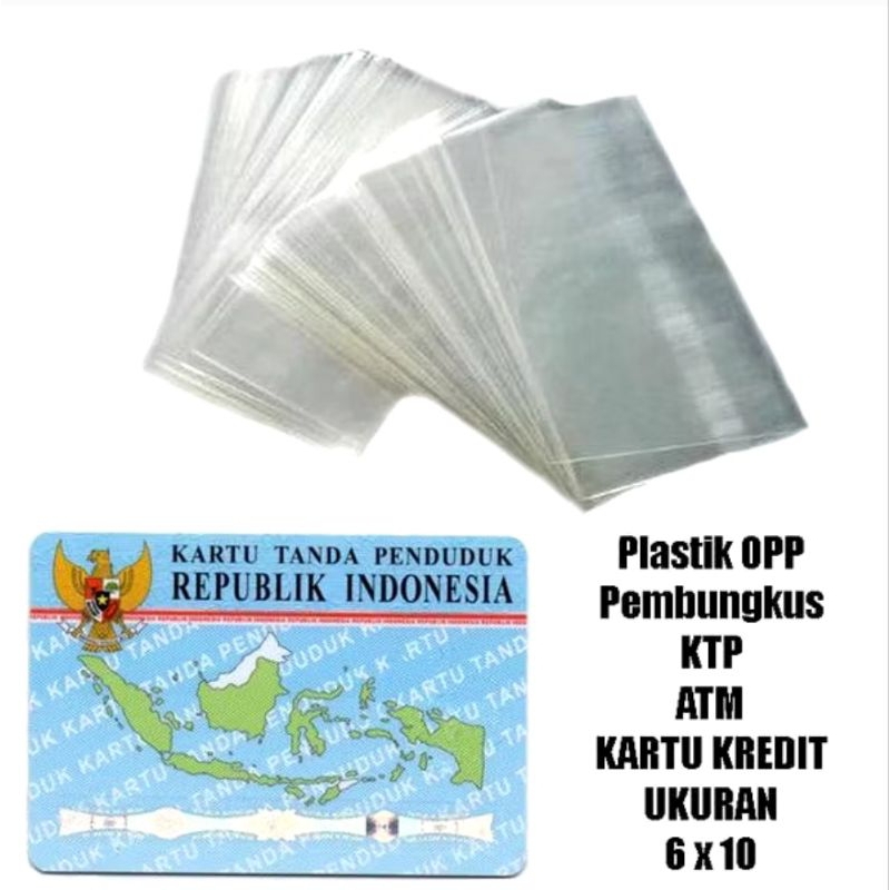 

PLASTIK KARTU KTP SIM ATM ID CARD PELINDUNG KARTU SERBAGUNA