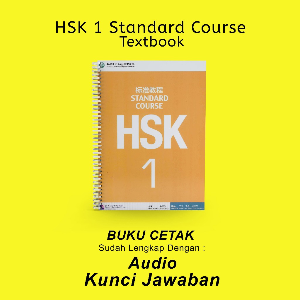 _FRANZBOSSE - BUKU HSK 1 STANDARD COURSE TEXTBOOK + AUDIO + KUNCI JAWABAN