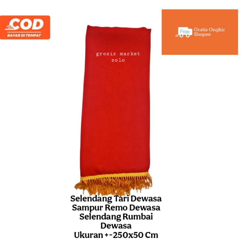 Sampur Tari Dewasa | Selendang Tari Dewasa | Sampur Rumbai Dewasa