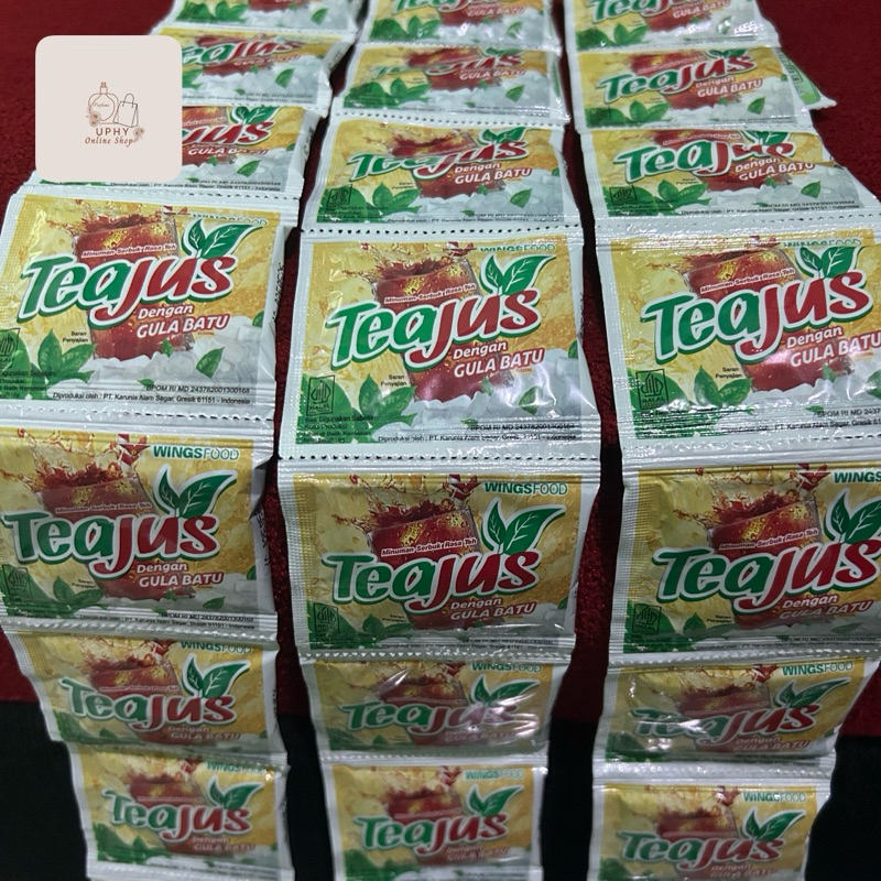 

TEH JUS Gula batu Minuma Serbuk Tea 1 Renceng 10 sachet