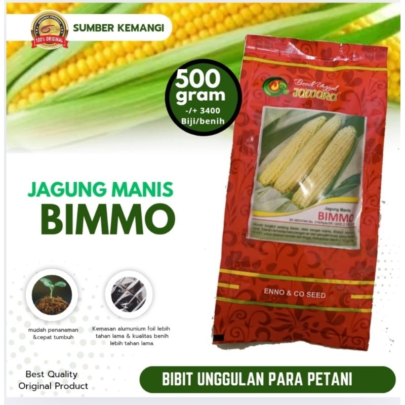 

JAGUNG MANIS JAWARA BIMMO 500 gram (-/+ 3.400 biji)