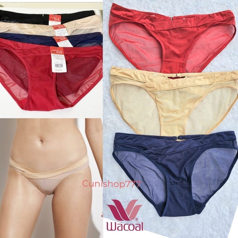 MINI PANTY WACOAL SEXY LOOK CELANA DALAM WANITA ip 5338 k43b MESH TRANSPARAN TEMBUS PANDANG CD IP533