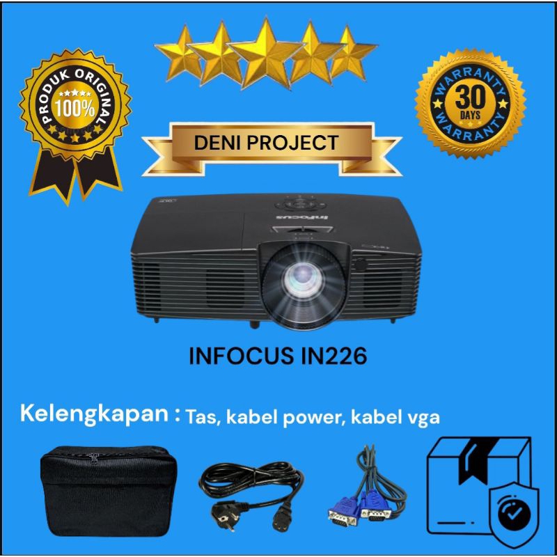 proyektor InFocus In226 second/bekas normal