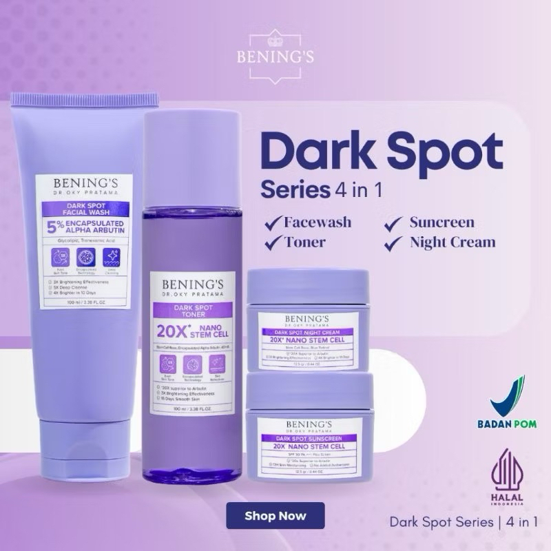 Preloved Bening’s Dark Spot Skincare