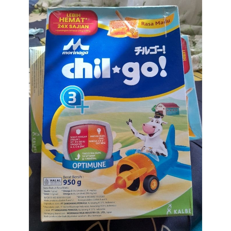 

susu chil-go 1+ dan 3+ varian madu vanila