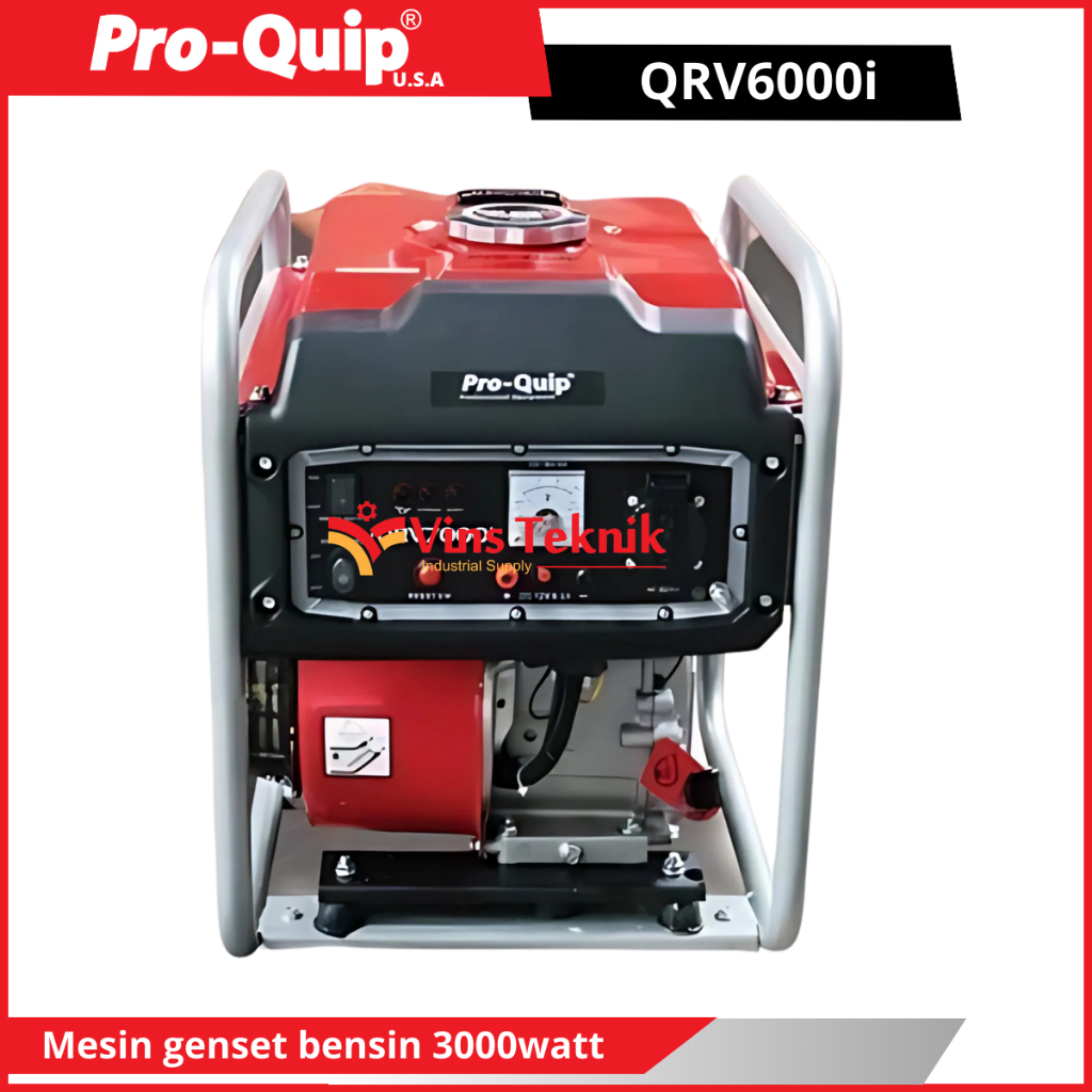 Mesin genset bensin 3000watt generator set QRV6000i PROQUIP QRV 6000