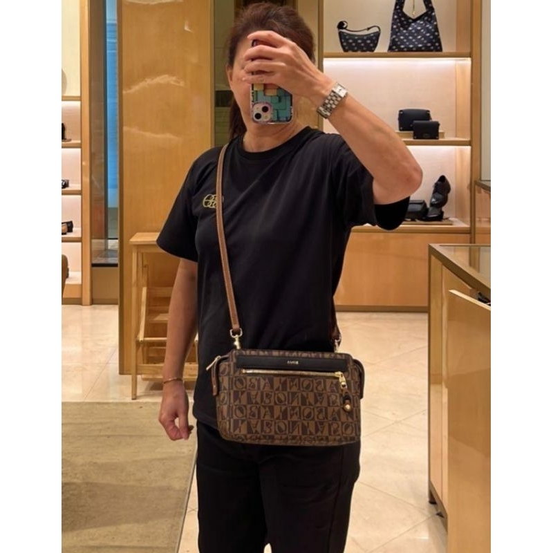 tas selempang Bonia monogram original