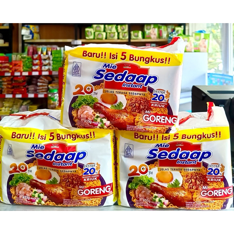

Mie Sedaap Instant Goreng isi 5 Pack