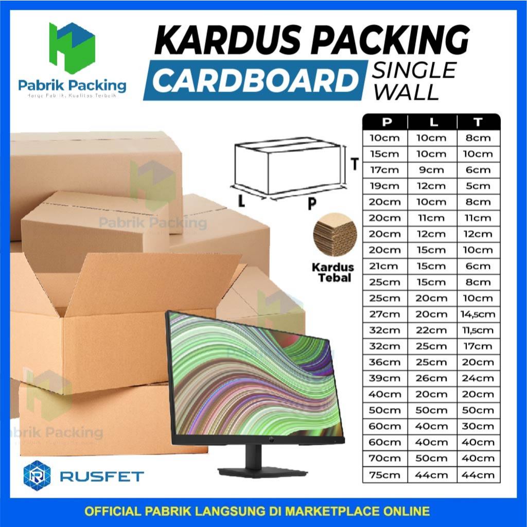 

Kardus Packing Rusfet | Box Packing | Karton Dus Box Rusfet Satuan