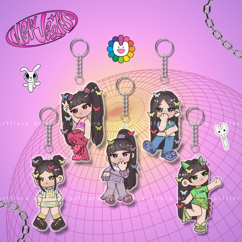 Artflare Keychain NewJeans