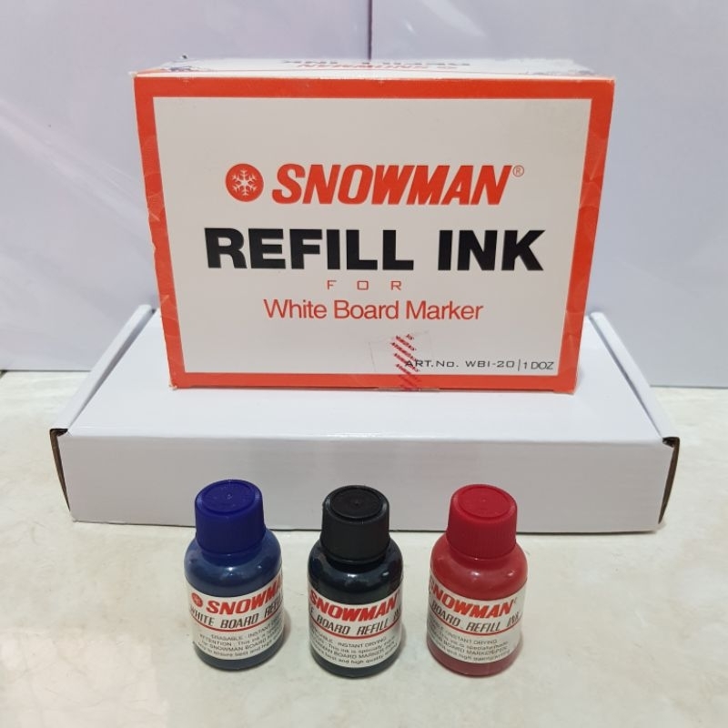 

Tinta spidol Snowman whiteboard (bisa di hapus) / Refill